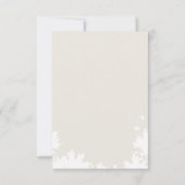 Herfstval Bladeren Aquarel Tafel Nummers Kaart (Achterkant)