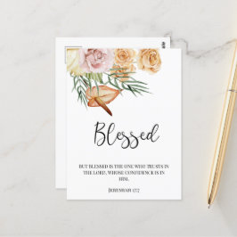 Herfstval Gezegende Gelukkige Thanksgiving Briefkaart