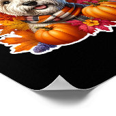 Herfstval Glen Of Imaal Terrier Ter Hondenbezitter Poster (Hoek)