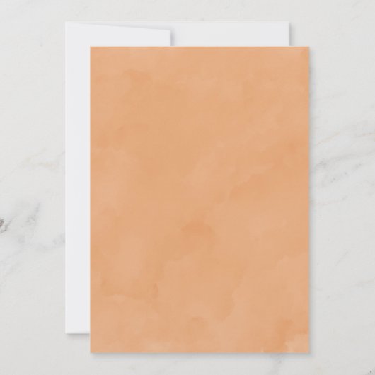 Herfstval Pompoen Save The Date Trouw Uitnodiging (Achterkant)