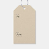 Herfstval Raaf met Kaarsen Cadeaulabel (Achterkant)