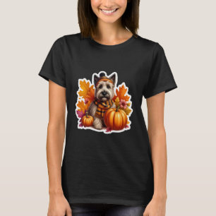 Herfstval Schotse Terriër Hondeneigenaar Liefhebbe T-shirt