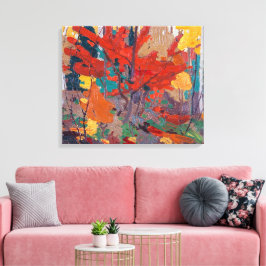 Herfstval | Tom Thomson | Canvasprint Canvas Afdruk
