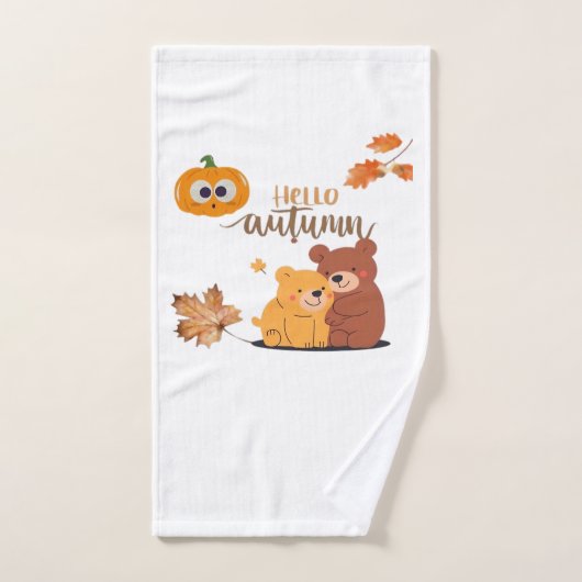 Herfstvalshirten, Thanksgiving Shirt, Fall Pumpki Handdoek (Handdoek)