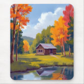 Herfstverblijf Meerzijde Cottage Muismat (Voorkant)