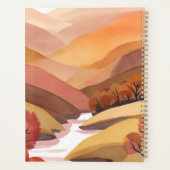 Herfstverblijf | Waterverf Landschap van de Herfst Planner (Achterkant)