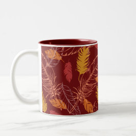 Herfstveren 2-tone koffiemok tweekleurige koffiemok