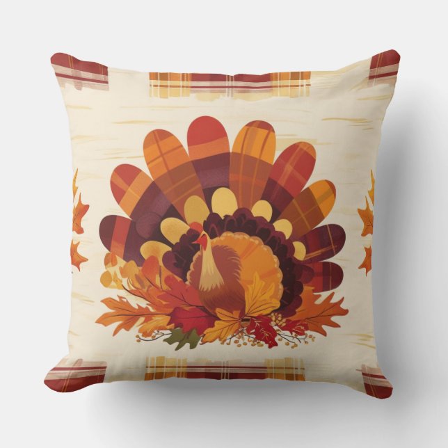 Herfstveren Kussen (Voorkant)