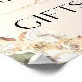 Herfstverjaardagskaarten en cadeaus poster (Hoek)