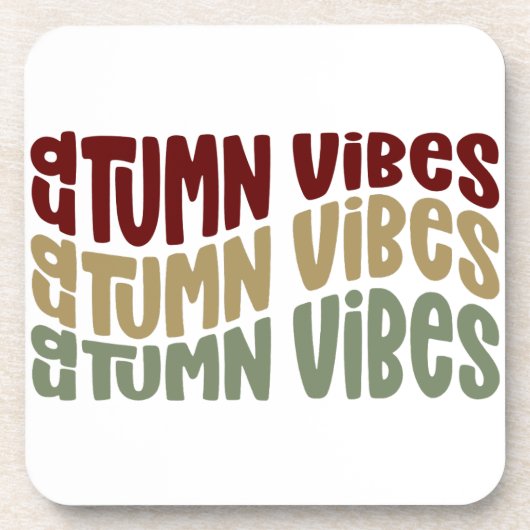 HERFSTVIBES BIER ONDERZETTER (Voorkant)