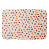 Herfstvibes herfstbladeren badmat (Voorkant)