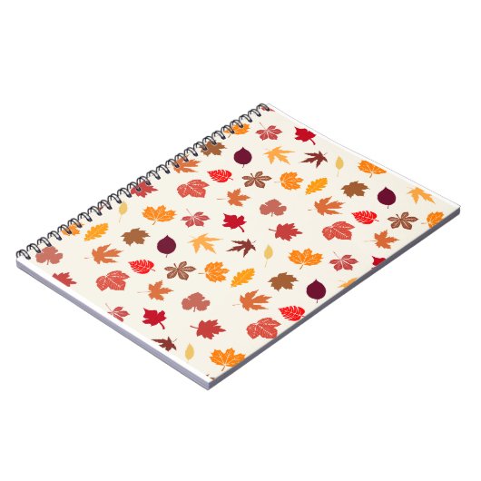 Herfstvibes herfstbladeren notitieboek (Linkerzijde)