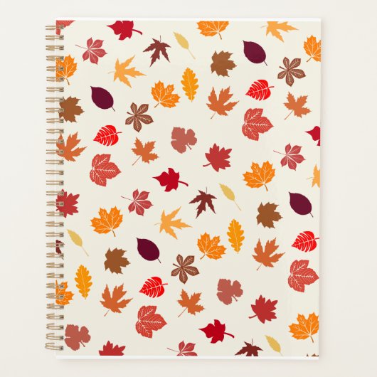 Herfstvibes herfstbladeren planner (Voorkant)