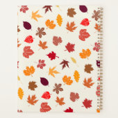 Herfstvibes herfstbladeren planner (Achterkant)