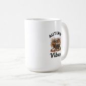 Herfstvibes pompoenmand koffiemok (Voorkant rechts)