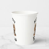 Herfstvibes pompoenmand papieren bekers (Rechts)