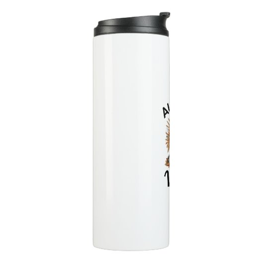 Herfstvibes pompoenmand thermosbeker (Gedraaid links)