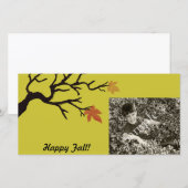 Herfstviering Fotokaart (Voorkant / Achterkant)