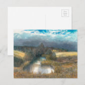 herfstvijver briefkaart (Voorkant / Achterkant)