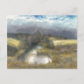 herfstvijver briefkaart (Voorkant)