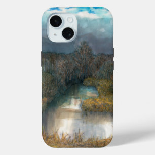 herfstvijver iPhone 15 case