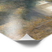 herfstvijver foto afdruk (Hoek)