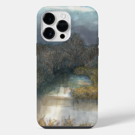 herfstvijver iPhone hoesje (Achterkant)