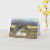 herfstvijver kaart (Gele Bloem)