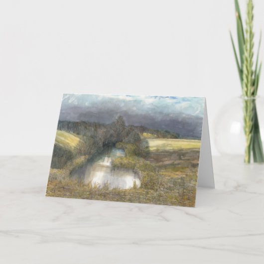 herfstvijver kaart (Voorkant)