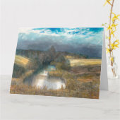 herfstvijver kaart (Gele Bloem)