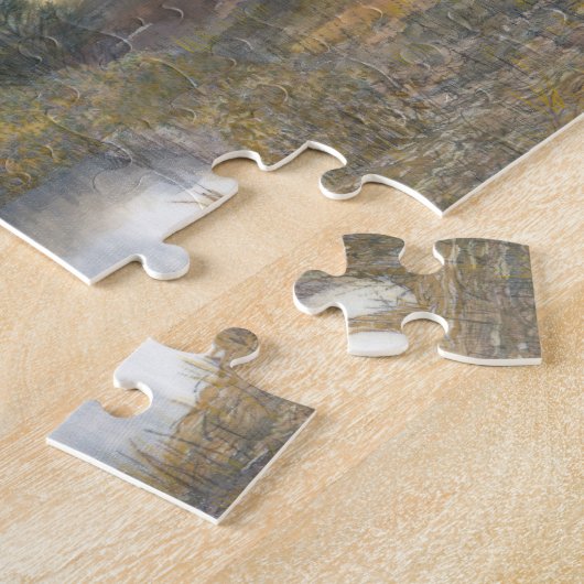 herfstvijver legpuzzel (Zijkant)