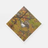 Herfstvijver met zwaan servet (Hoek)