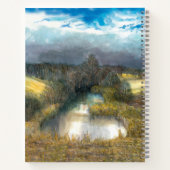 herfstvijver notitieboek (Achterkant)