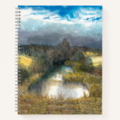 herfstvijver notitieboek (Voorkant)
