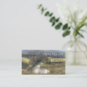 herfstvijver visitekaartje (Staand voorkant)