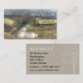 herfstvijver visitekaartje (Voorkant / Achterkant)