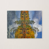 Herfstvijverreflecties, Maine Legpuzzel (Horizontaal)