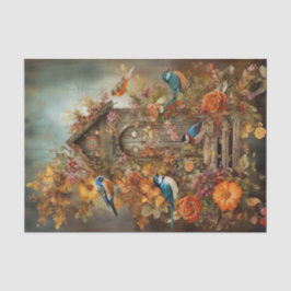 Herfstvogels Tissuepapier