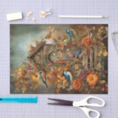 Herfstvogels Tissuepapier (Craft)