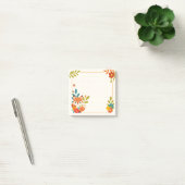 Herfstvos Bloemen En Bladeren Post-it® Notes (Kantoor)