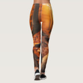 Herfstvos in esthetische & Schattigee Bos Charm Leggings (Achterkant)