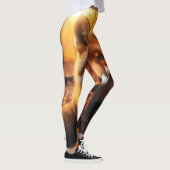 Herfstvos in esthetische & Schattigee Bos Charm Leggings (Rechts)