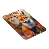 Herfstvossen Waterverf Magneet (Rechterzijde)