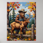 Herfstvrienden: Bigfoot en de Wapiti Poster (Voorkant)