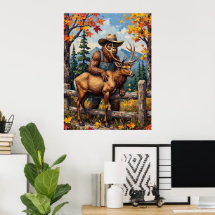 Herfstvrienden: Bigfoot en de Wapiti Poster