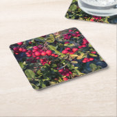 herfstvrucht kartonnen onderzetters (Schuin)