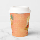 Herfstvruchten in Lijsten papieren beker (Links)