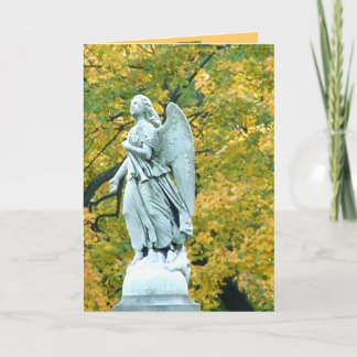 Herfstvuur Kaart met gedicht