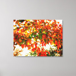 'Herfstvuur' Wrapped Canvas Print