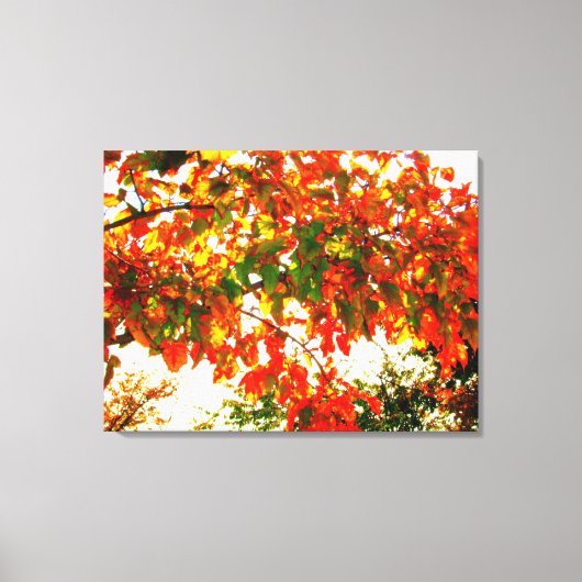 'Herfstvuur' Wrapped Canvas Print (Voorkant)